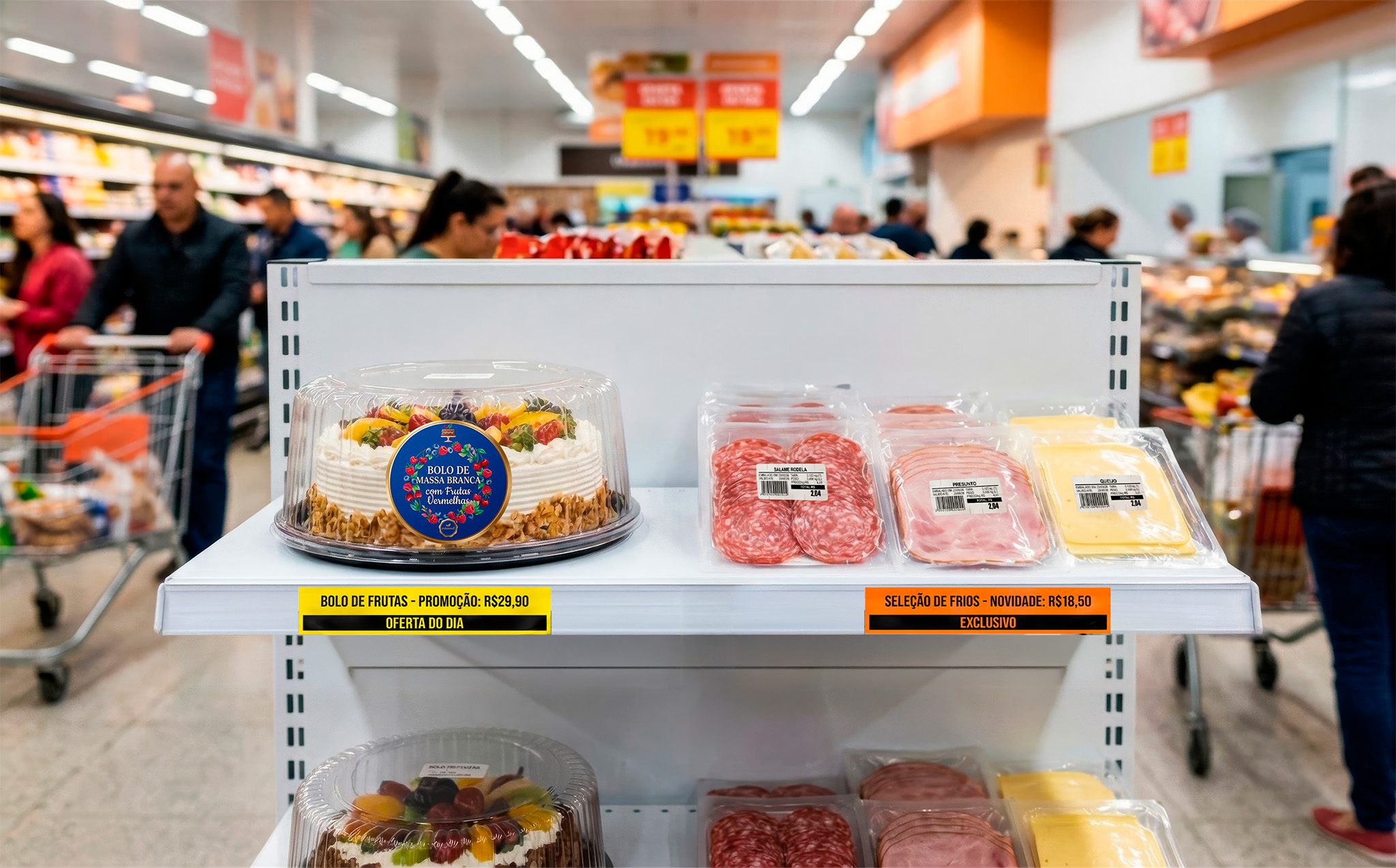 Produto com etiqueta PSR: organizado, profissional e identificado